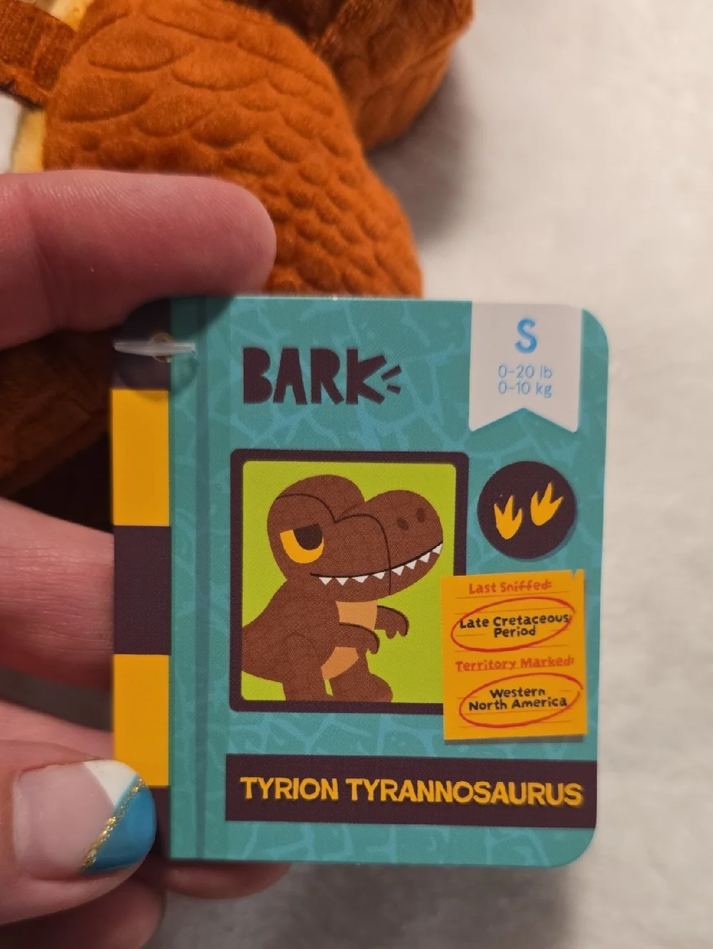 Bark soft dinosaur